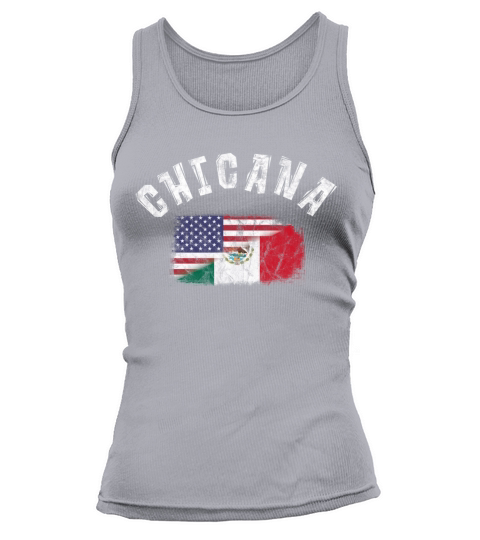 Chicana Mexican American Latina Mexico USA Flag Women's Tank Top