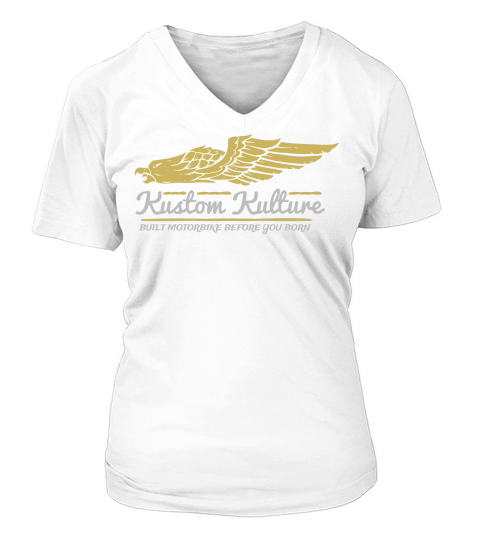 Kustom Kulture Eagle V-neck T-Shirt Woman