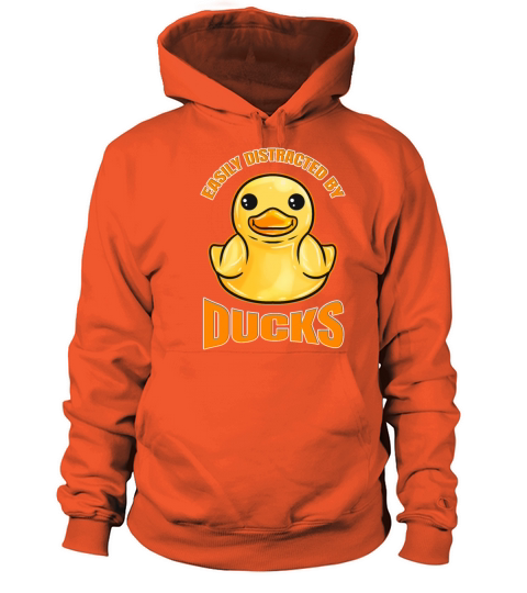 The rubber duck says you are easily distrcted by Men's Hoodie