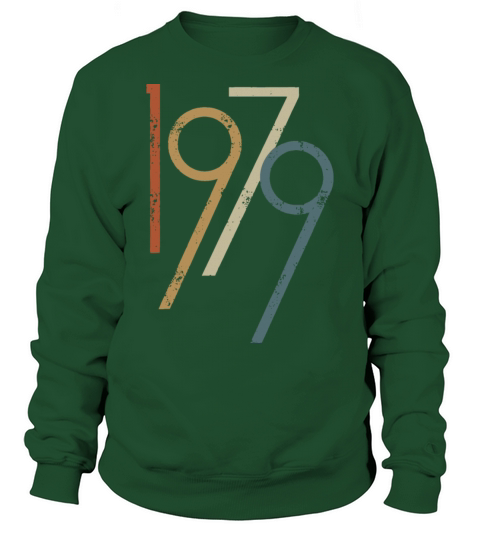 40th birthday gift vintage 1979 men women funny Men's Sweatshirt