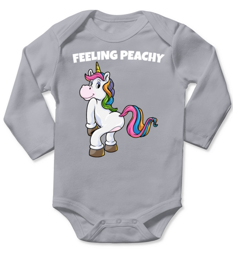 Perverse Twerk Dance Unicorn Long Sleeve Baby One-Piece