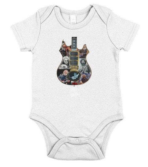Jerry Garcia Guitar Grateful Dead Signature shirt Short Sleeve Baby One-Piece