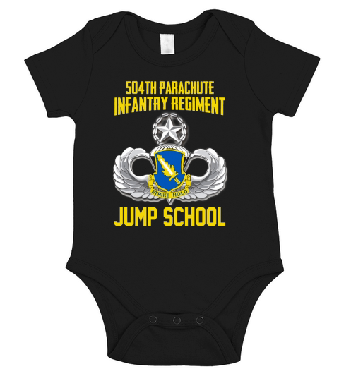504th parachute infantry regiment Short Sleeve Baby One-Piece