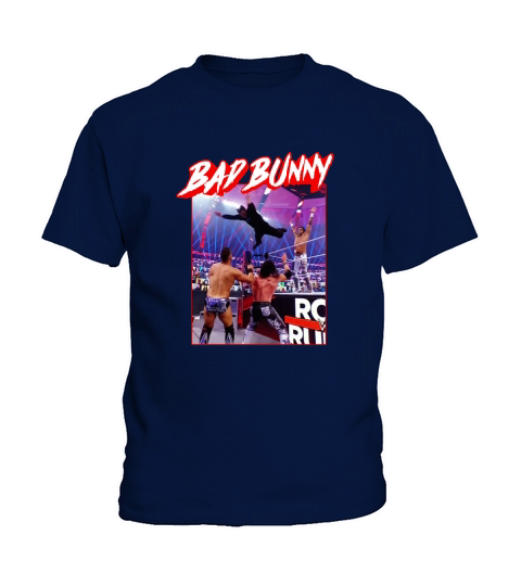 bad bunny wwe Kids T-Shirt