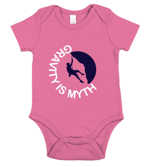 Rock Climbing Short Sleeve Baby One-Piece