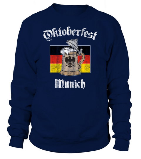 Oktoberfest Munich German Flag Beer Stein Women's Sweatshirt