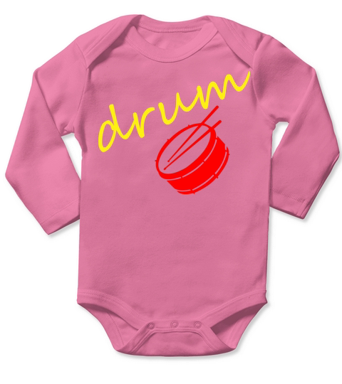 musical instrument drum Long Sleeve Baby One-Piece