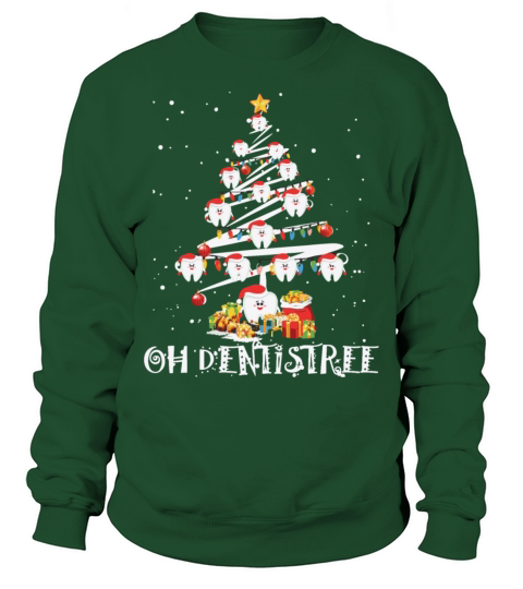 Oh Dentistry Christmas Tree Dental Santath Men's Sweatshirt