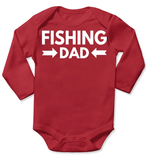 Fishing Dad Long Sleeve Baby One-Piece
