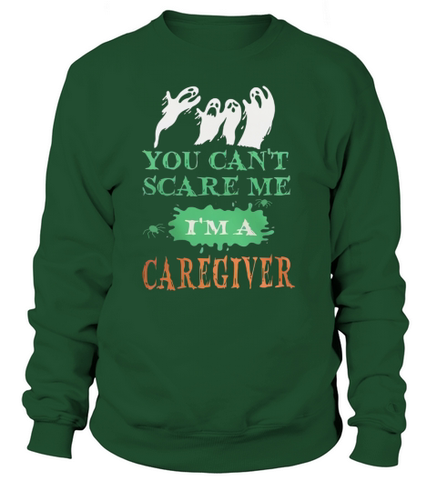 HALLOWEEN GHOST - i am a Caregiver Sweatshirt Unisex