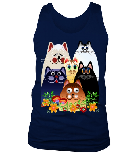 GARDEN CLOWDER of CATS Men's Tank Top