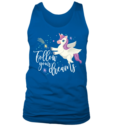 Follow your dreams Unicorn Tank Top Unisex