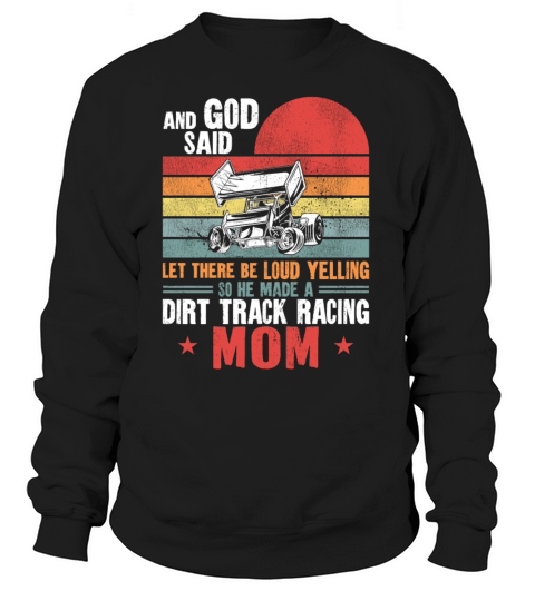 Dirt Track Racing Race Sprint Car Women's Sweatshirt