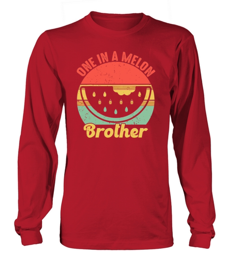 Family summer Watermelon Vintage One In A Melon Women's Long Sleeve