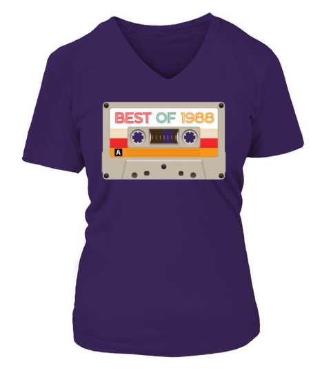 Vintage Cassette Tape Shirt Birthday Gifts Retro Women's V-Neck T-shirt