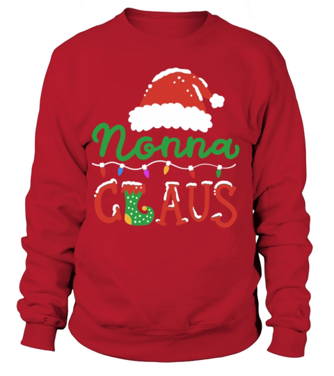 Christmas Nonna Claus Grandma Women's Sweatshirt