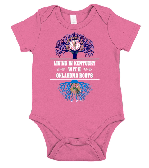 LIVING IN KENTUCKY WITH OKLAHOMA ROOTS Short Sleeve Baby One-Piece