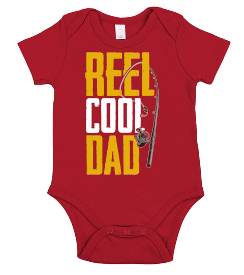 Reel Cool Dad Short Sleeve Baby One-Piece