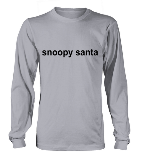 snoopy santa Women's Long Sleeve