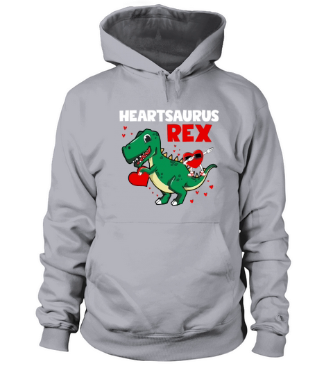 Valentines Day Heartsaurus Rex Dab Dance Heart Women's Hoodie