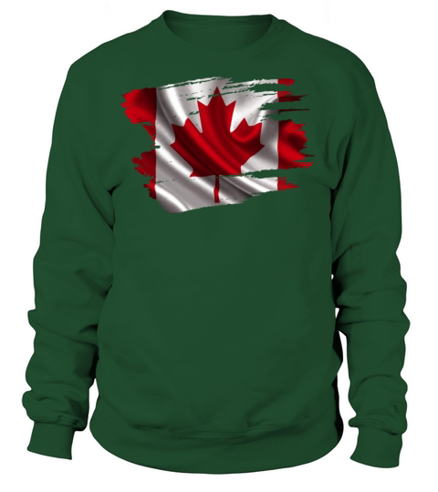 Canada Brush Flag Women's Sweatshirt