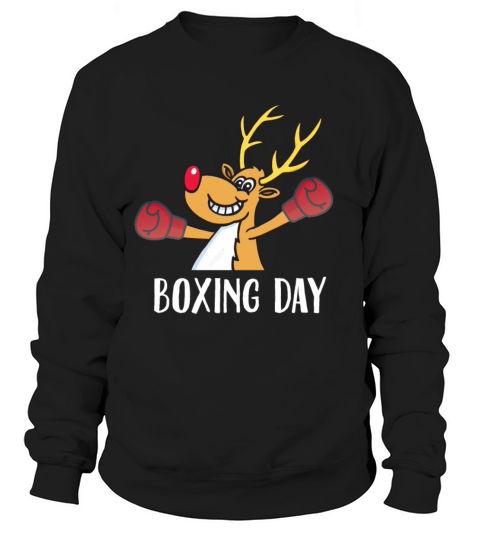 Merry Christmas Boxing Day Boxing Rudolph Reindeer After Xmas Sale Sweatshirt Unisex