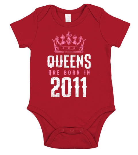 born in 2011 Short Sleeve Baby One-Piece
