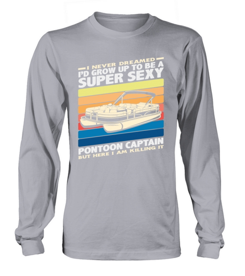 Pontoon boat boats captain Women's Long Sleeve