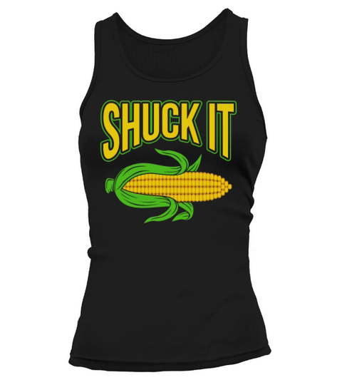 Simply Corn On the Cob Day Funny Corn Meme Pun Women's Tank Top