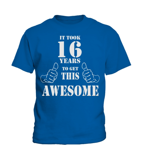 16th Birthday Get Awesome T Shirt Made in 2001 Kids T-Shirt