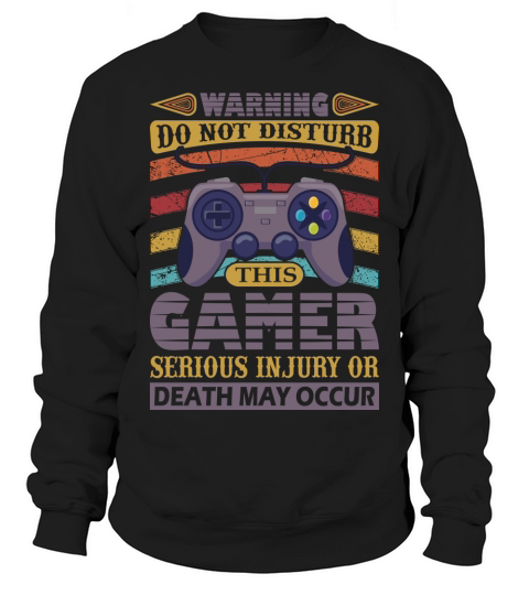 Warning gamer do not disturb Women's Sweatshirt