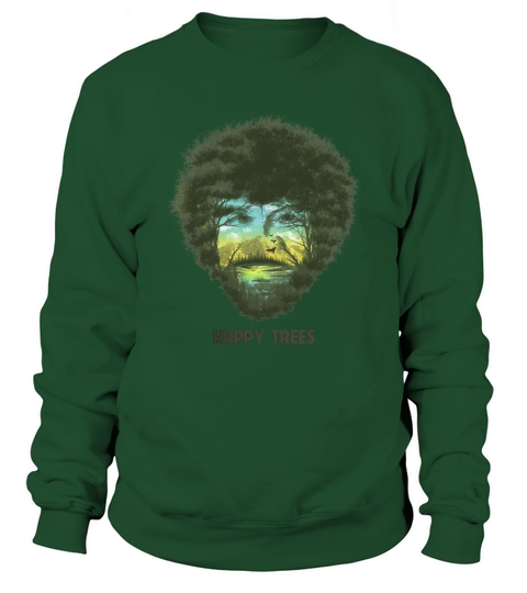 Vintage Bob Ross Happy Trees Multipe Exposure Sweatshirt Unisex