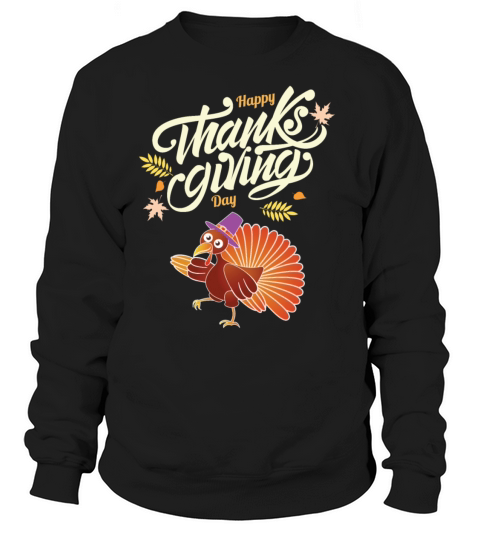 Happy Thanksgiving Happy Turkey Day Thanksgiving Women's Sweatshirt