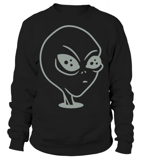 head floor hole alien alien space ufo space visito Women's Sweatshirt