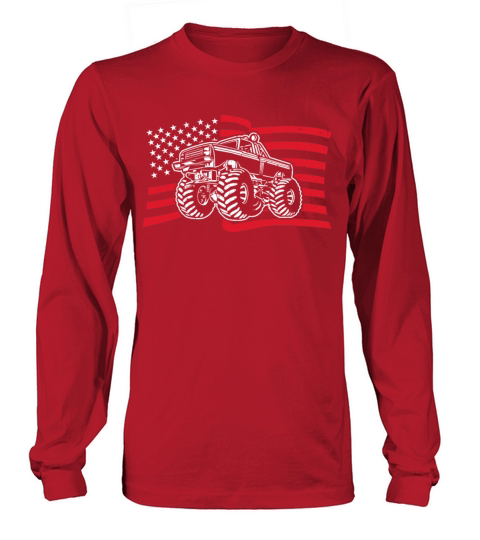 Retro Vintage Monster Truck Women's Long Sleeve