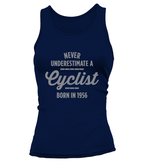 66 Year Old Bike Rider Cyclist 1956 66th Birthday Tank top Woman