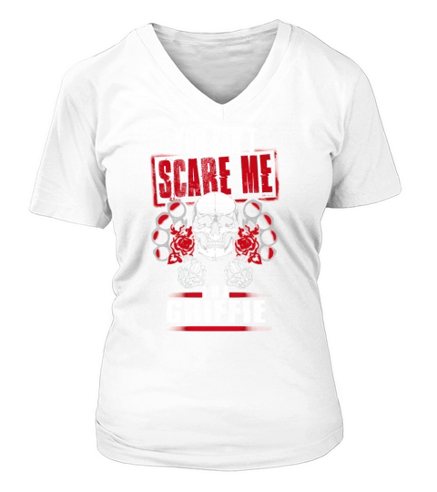 GRIFFIE You Cant Scare Me. Im A GRIFFIE - GRIFFIE T Shirt, GRIFFIE Hoodie, GRIFFIE Family, GRIFFIE Tee, GRIFFIE Name, GRIFFIE bestseller, GRIFFIE shirt V-neck T-Shirt Woman