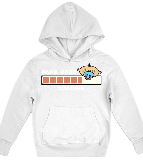 Expectant Parent Gift - Papa Dad 2022 Kids Hoodie
