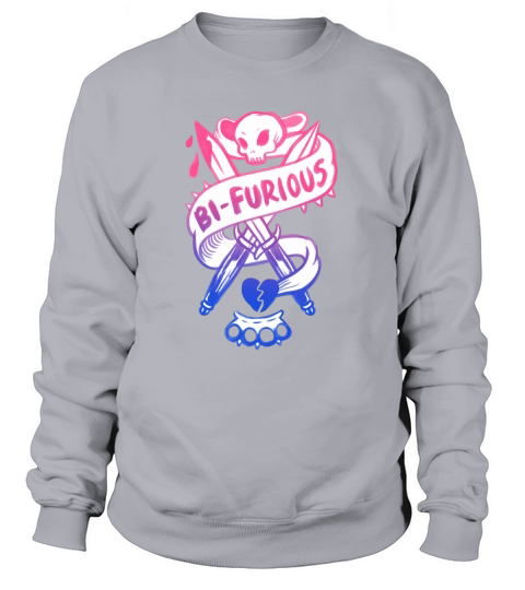 LGBT Bi-Furious T-shirt Men's Sweatshirt