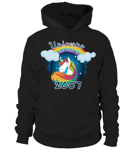 Unicorns are born in 2007 Women's Hoodie