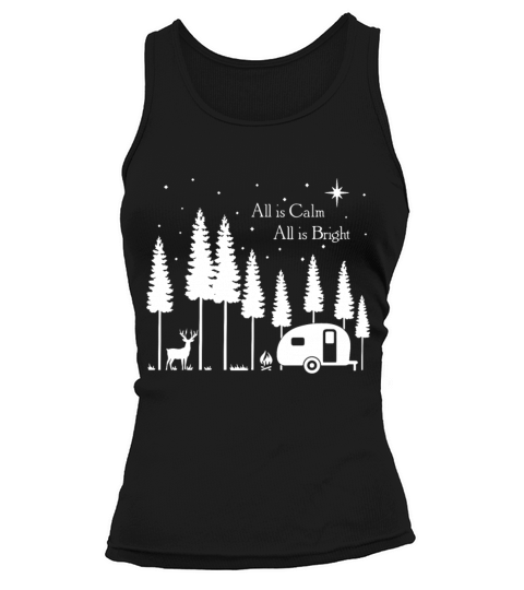 alll is calm all is bright tree camp Women's Tank Top