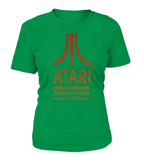 Atari Entertainment Technologies Distressed T- T-Shirt Woman