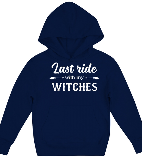 Last Ride Boochelorette Party Bride Halloween Kids Hoodie