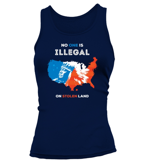 No One Is Illegal on Stolen Land Women's Tank Top