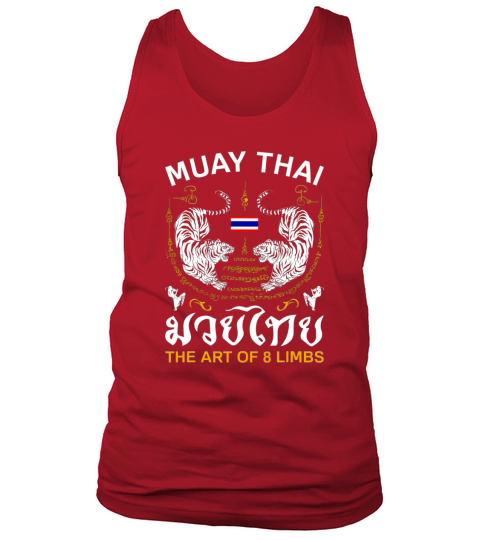 The Art Of 8 Limbs Sak Yant Tiger Muay Thai Tank Top Unisex