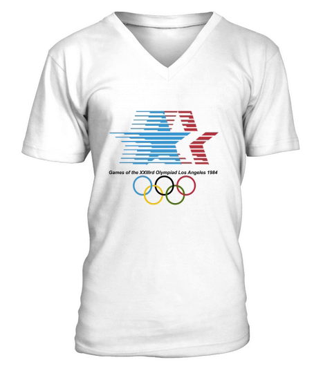 1984 Olympics vintage V-Neck T-shirt