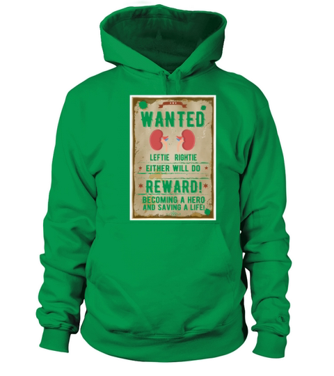 Wanted Left Right Kidney Organ Donor Transplant Women's Hoodie
