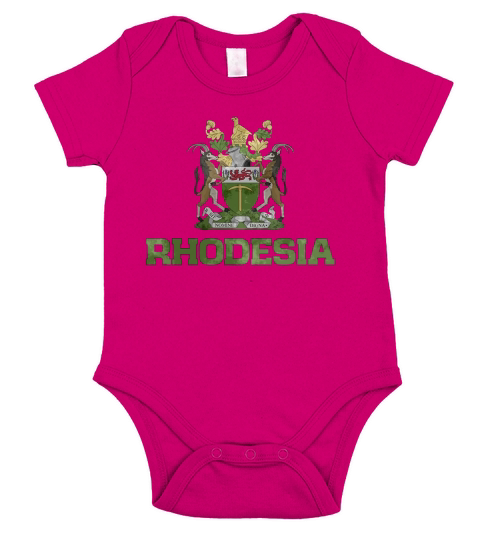 Rhodesia coat of arms south africa T-Shirt T-Shirt Short Sleeve Baby One-Piece