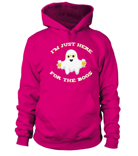 Funny Halloween Ghost with Beer Men's Hoodie