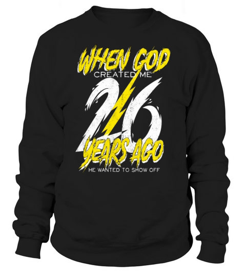 Cool 26th gift Men's Sweatshirt